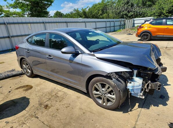 5NPD84LF8JH325937 2018 HYUNDAI ELANTRA Silver Przód prawy