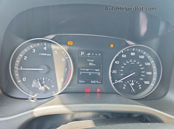 5NPD84LF8JH332936 2018 HYUNDAI ELANTRA Silver Instrument cluster view