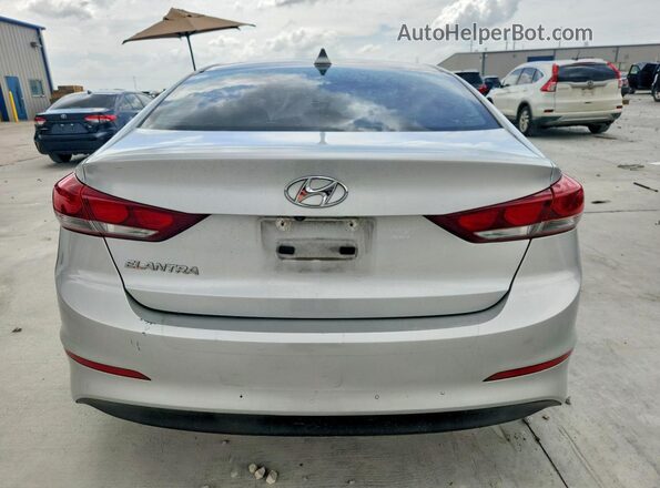 5NPD84LF8JH332936 2018 HYUNDAI ELANTRA Silver Rear view