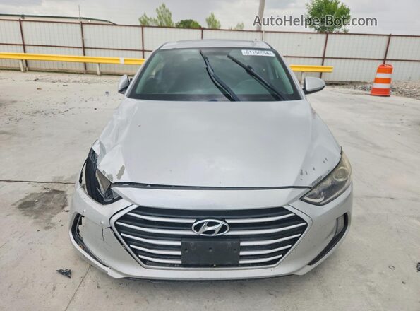 5NPD84LF8JH332936 2018 HYUNDAI ELANTRA Silver Front view
