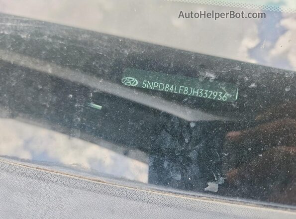 5NPD84LF8JH332936 2018 HYUNDAI ELANTRA Silver Engine compartment view