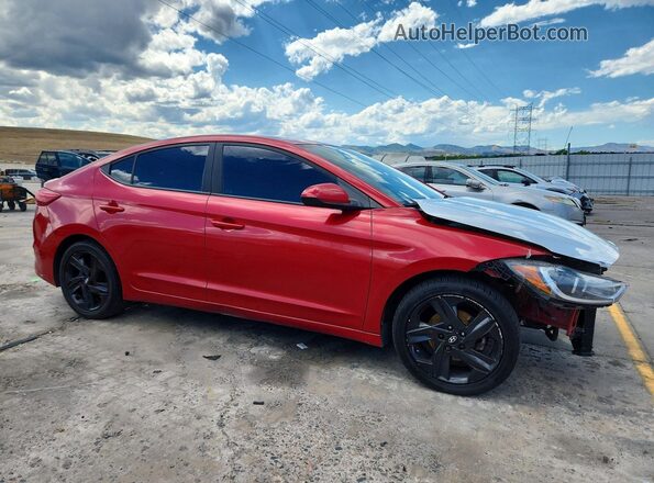 5NPD84LF8JH353561 2018 HYUNDAI ELANTRA Red Przód prawy