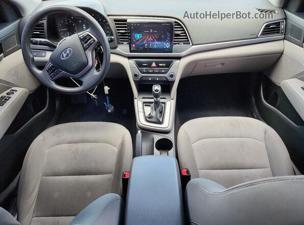 5NPD84LF8JH353561 2018 HYUNDAI ELANTRA Red Widok deski rozdzielczej