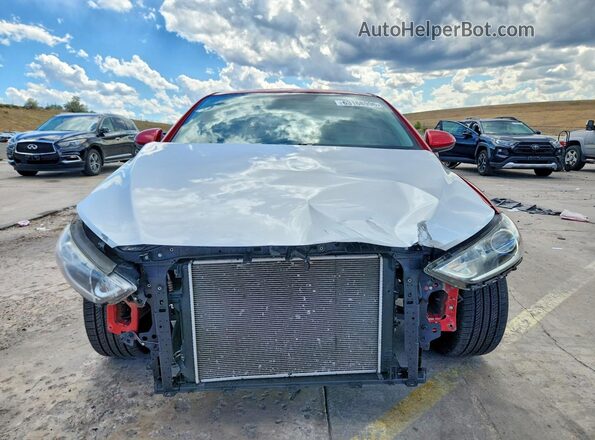 5NPD84LF8JH353561 2018 HYUNDAI ELANTRA Red Widok z przodu