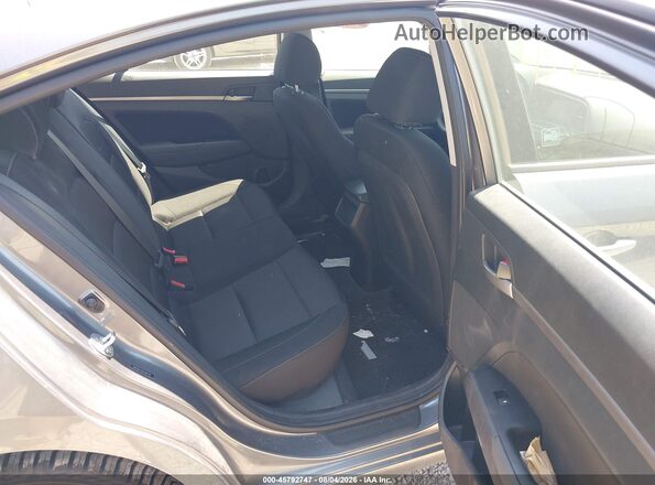5NPD84LF8JH386768 2018 HYUNDAI ELANTRA Gray Widok naklejki z numerem VIN