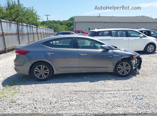 5NPD84LF8JH386768 2018 HYUNDAI ELANTRA Gray Widok wnętrza z tyłu