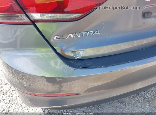 5NPD84LF8JH386768 2018 HYUNDAI ELANTRA Gray 
