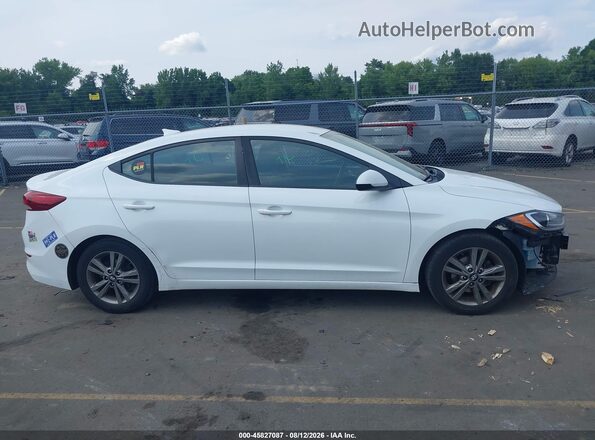5NPD84LF8JH394014 2018 HYUNDAI ELANTRA White უკანა სალონის ხედი