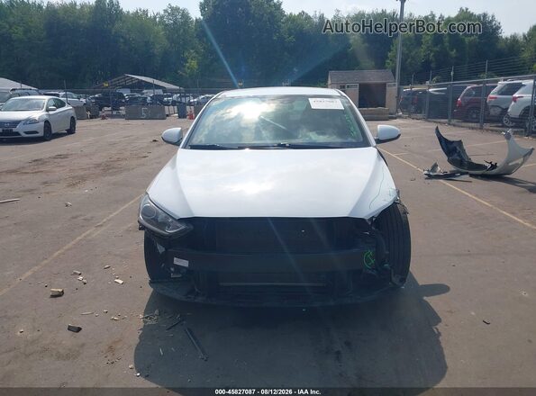5NPD84LF8JH394014 2018 HYUNDAI ELANTRA White ხელსაწყოთა პანელის ხედი
