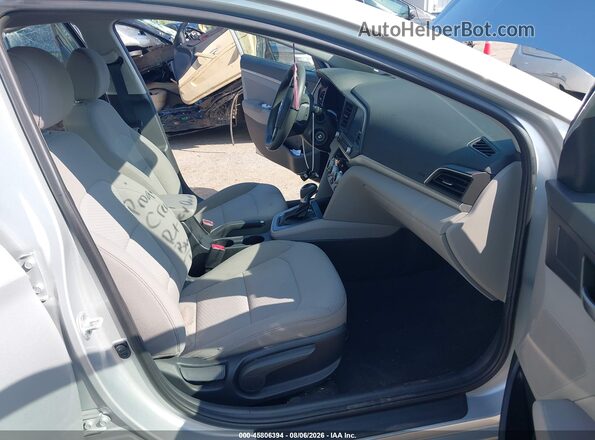 5NPD84LF8KH404560 2019 HYUNDAI ELANTRA Silver Widok wnętrza z przodu