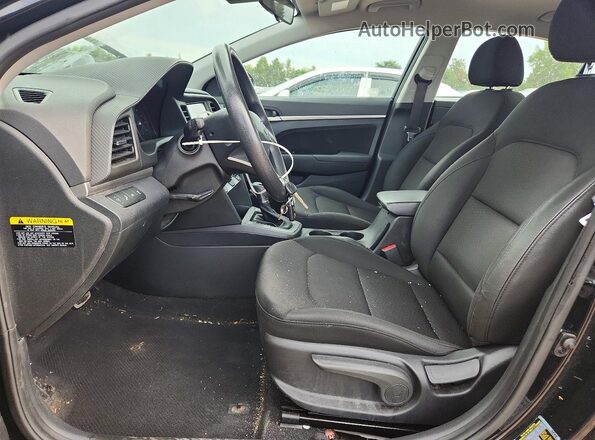 5NPD84LF8KH423416 2019 HYUNDAI ELANTRA Black Vista interior delantera