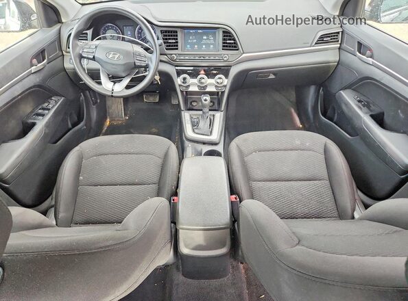 5NPD84LF8KH423416 2019 HYUNDAI ELANTRA Black Vista del salpicadero