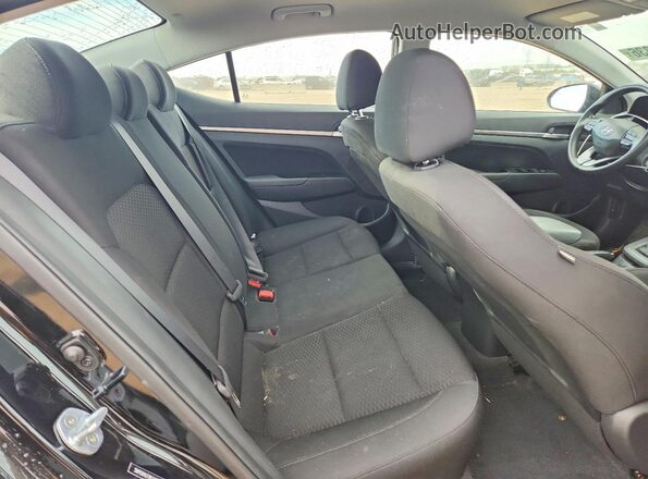 5NPD84LF8KH423416 2019 HYUNDAI ELANTRA Black Vista de los asientos traseros