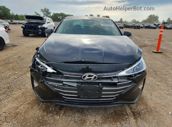 5NPD84LF8KH423416 2019 HYUNDAI ELANTRA Black Vista frontal