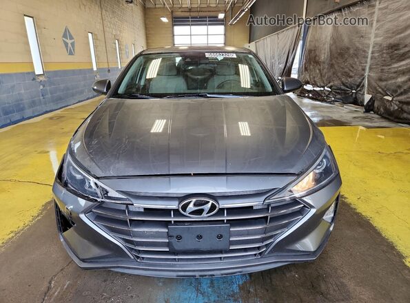 5NPD84LF8KH443844 2019 HYUNDAI ELANTRA Gray VIN sticker view