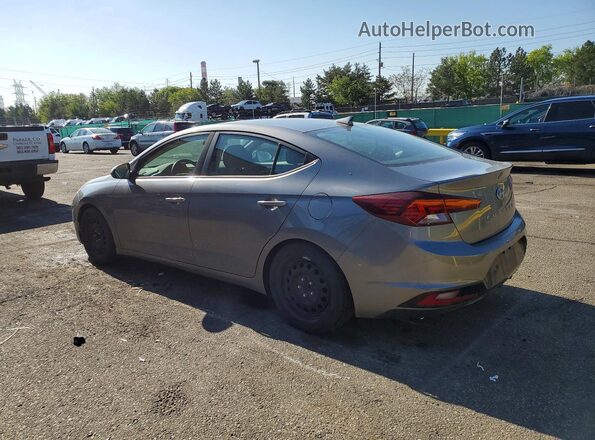 5NPD84LF8KH460045 2019 HYUNDAI ELANTRA Gray Задня ліва чверть
