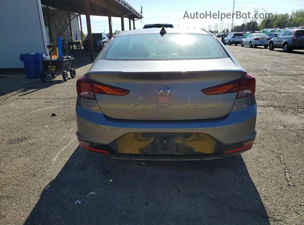 5NPD84LF8KH460045 2019 HYUNDAI ELANTRA Gray Вид ззаду