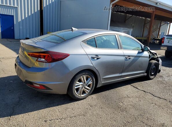5NPD84LF8KH460045 2019 HYUNDAI ELANTRA Gray Задня права чверть