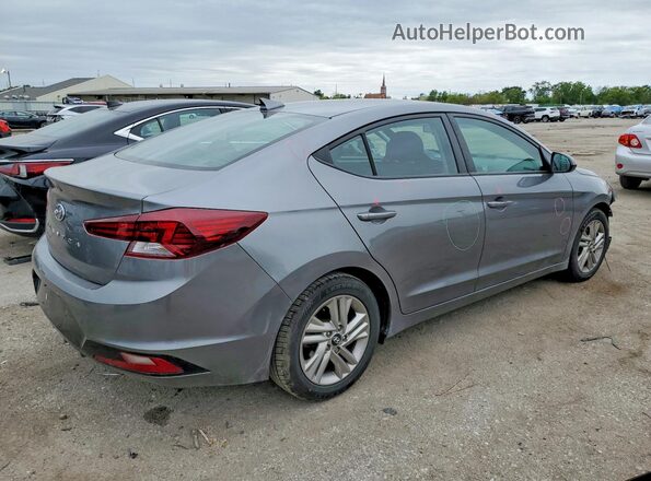 5NPD84LF8KH464192 2019 HYUNDAI ELANTRA Gray Rear right