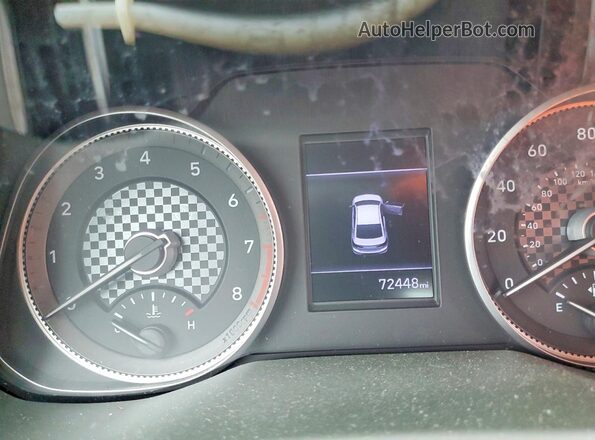 5NPD84LF8KH464192 2019 HYUNDAI ELANTRA Gray Instrument cluster view