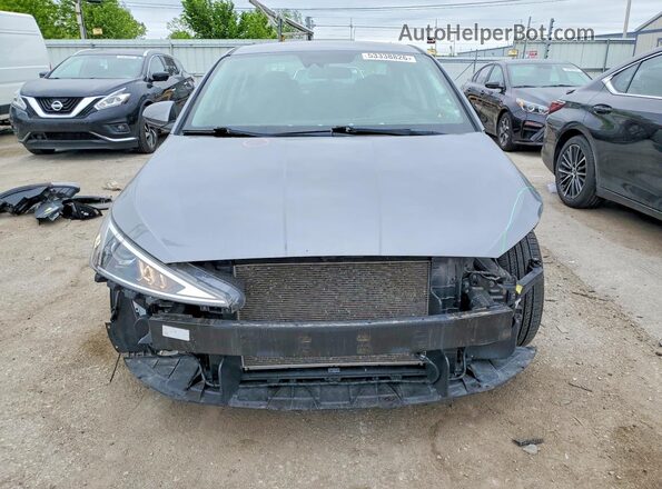 5NPD84LF8KH464192 2019 HYUNDAI ELANTRA Gray Front view
