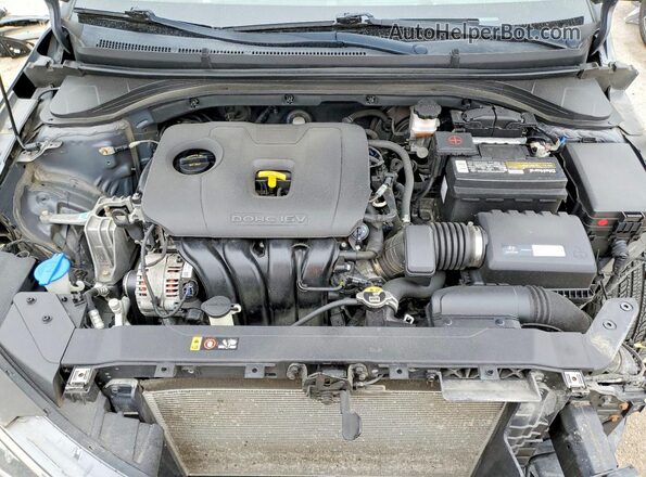 5NPD84LF8KH464192 2019 HYUNDAI ELANTRA Gray Rear interior view