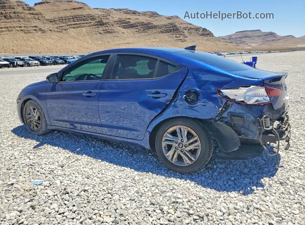 5NPD84LF8KH498102 2019 HYUNDAI ELANTRA Blue Trasero izquierdo