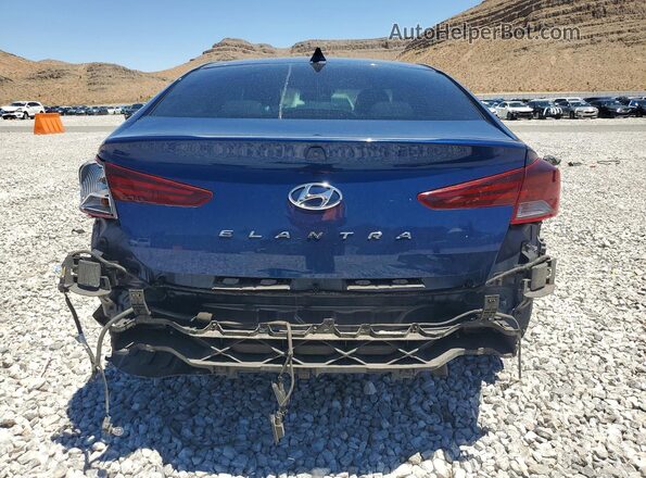 5NPD84LF8KH498102 2019 HYUNDAI ELANTRA Blue Vista trasera
