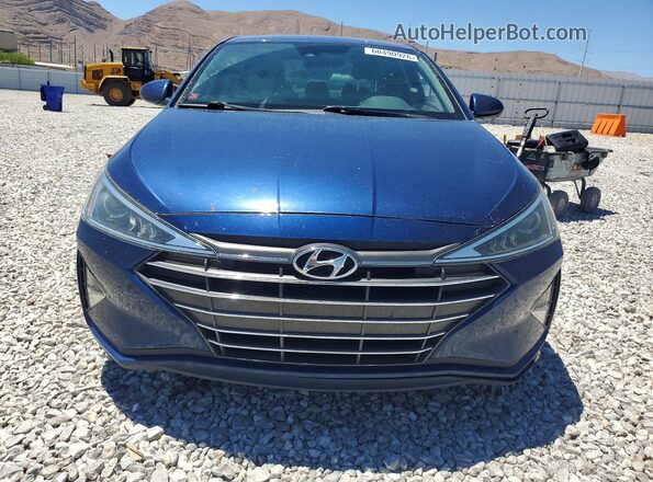 5NPD84LF8KH498102 2019 HYUNDAI ELANTRA Blue Vista frontal