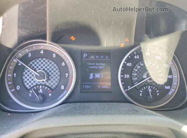 5NPD84LF8KH498102 2019 HYUNDAI ELANTRA Blue Vista del cuadro de instrumentos