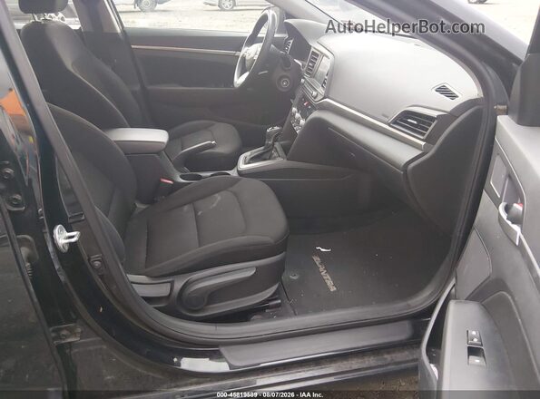 5NPD84LF8LH502621 2020 HYUNDAI ELANTRA Black Widok wnętrza z przodu