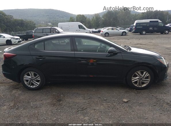 5NPD84LF8LH502621 2020 HYUNDAI ELANTRA Black Widok wnętrza z tyłu