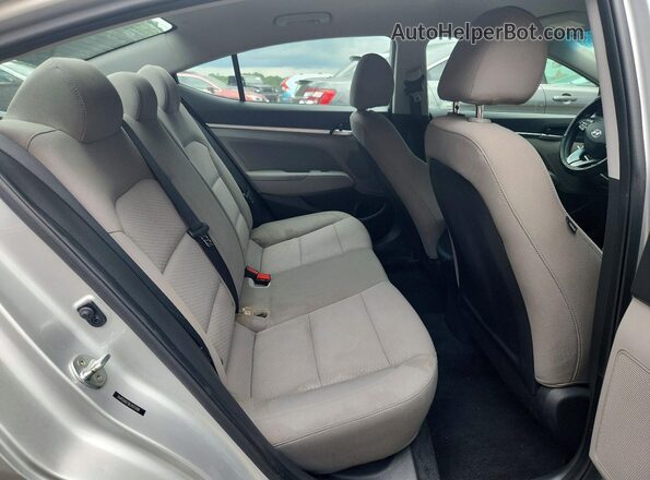 5NPD84LF8LH523288 2020 HYUNDAI ELANTRA Silver Հետևի նստատեղերի տեսք