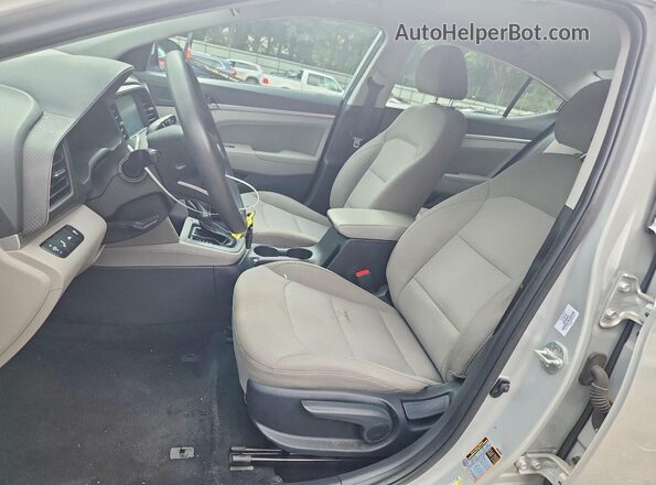 5NPD84LF8LH523288 2020 HYUNDAI ELANTRA Silver Սալոնի դիմացի տեսք
