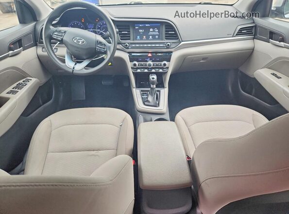 5NPD84LF8LH523288 2020 HYUNDAI ELANTRA Silver Առջևի վահանակի տեսք