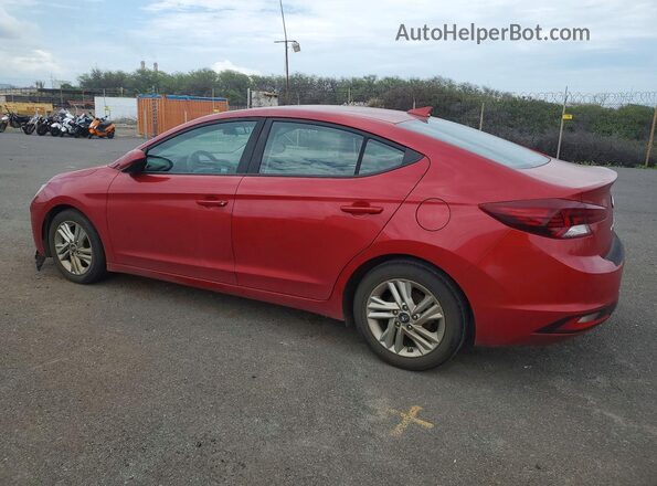 5NPD84LF8LH530032 2020 HYUNDAI ELANTRA Red Задня ліва чверть