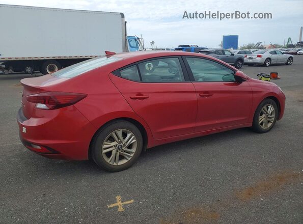 5NPD84LF8LH530032 2020 HYUNDAI ELANTRA Red Задня права чверть