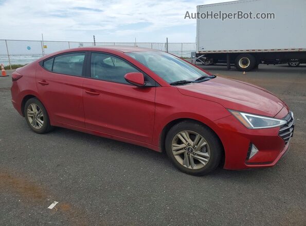 5NPD84LF8LH530032 2020 HYUNDAI ELANTRA Red Передня права чверть