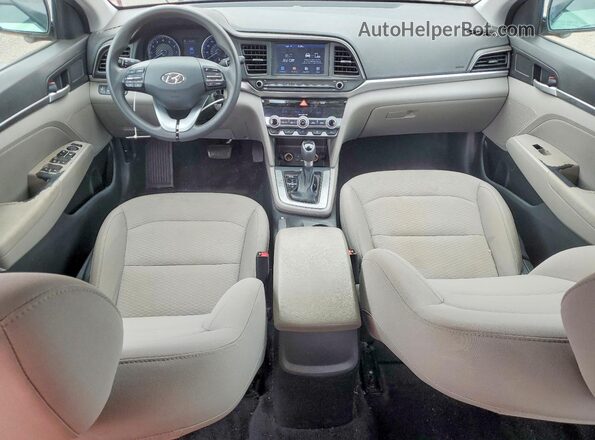 5NPD84LF8LH530032 2020 HYUNDAI ELANTRA Red Вид панелі приладів
