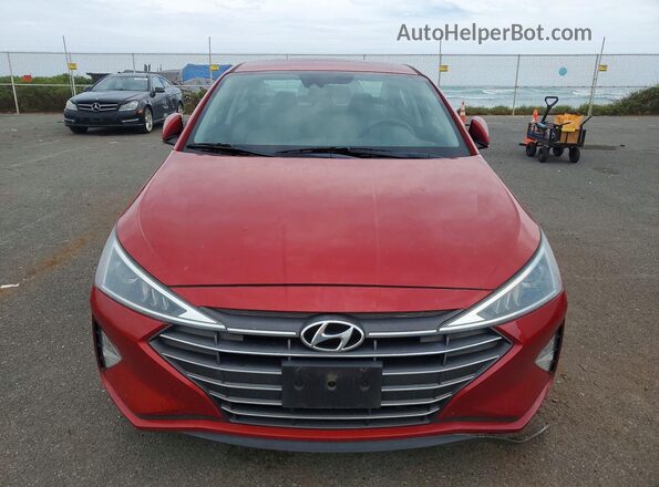 5NPD84LF8LH530032 2020 HYUNDAI ELANTRA Red Вид спереду
