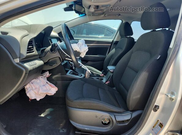 5NPD84LF8LH537630 2020 HYUNDAI ELANTRA Silver Widok wnętrza z przodu