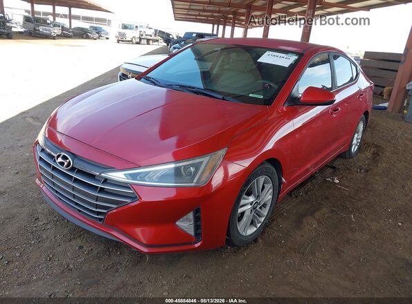 5NPD84LF8LH544139 2020 HYUNDAI ELANTRA Red Vista tres cuartos delantera izquierda