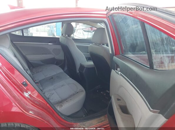 5NPD84LF8LH544139 2020 HYUNDAI ELANTRA Red Vista de la etiqueta del VIN