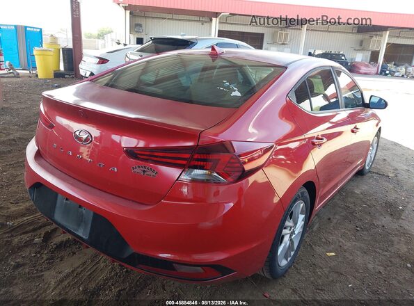 5NPD84LF8LH544139 2020 HYUNDAI ELANTRA Red Trasero derecho