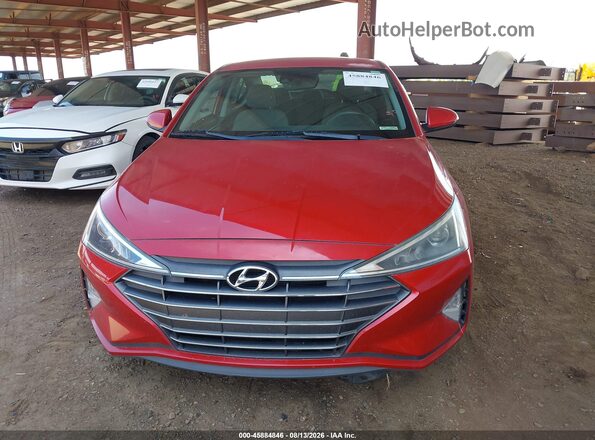 5NPD84LF8LH544139 2020 HYUNDAI ELANTRA Red Vista frontal
