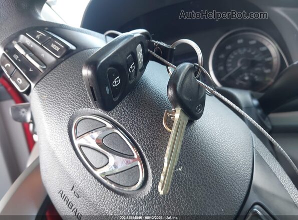 5NPD84LF8LH544139 2020 HYUNDAI ELANTRA Red Vista del salpicadero