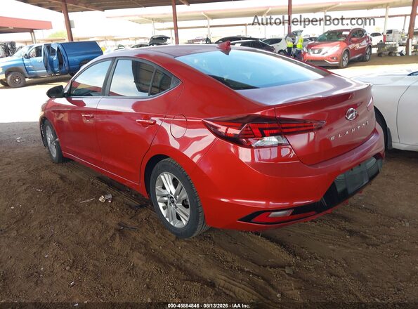 5NPD84LF8LH544139 2020 HYUNDAI ELANTRA Red Trasero izquierdo