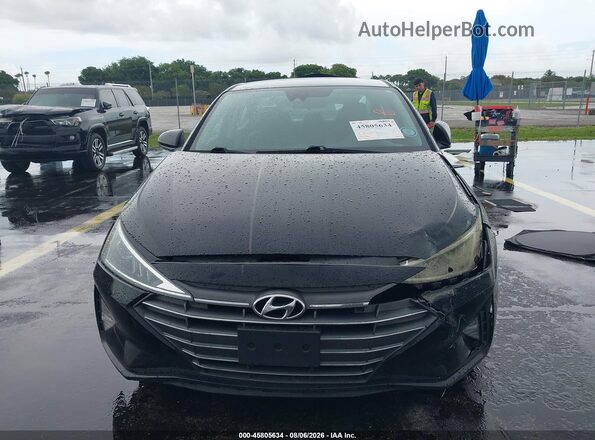 5NPD84LF8LH548661 2020 HYUNDAI ELANTRA Черный Вид щитка приборов