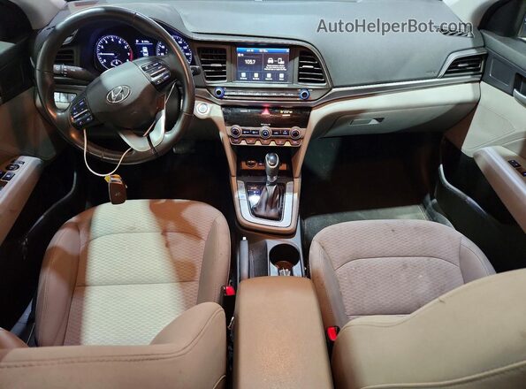 5NPD84LF8LH558347 2020 HYUNDAI ELANTRA Silver წინა პანელის ხედი