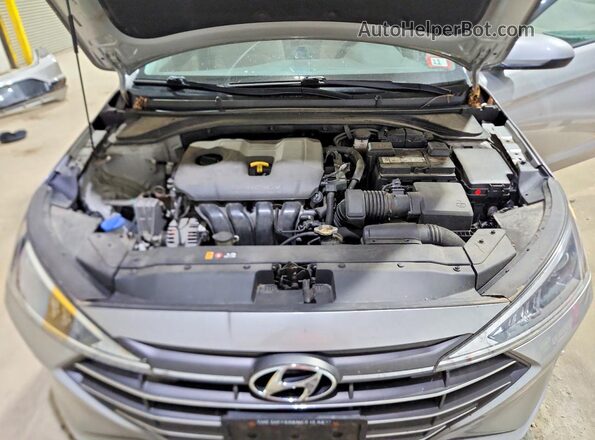 5NPD84LF8LH558347 2020 HYUNDAI ELANTRA Silver უკანა სალონის ხედი